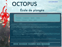 Tablet Screenshot of octopus-soignies.be
